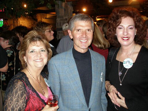 Trish, Bill McCarten and Juliette Perry, 2006
40th reunion 1996